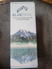 United States National Parks Water Bottle with Stickers Moonlit blue new sealed