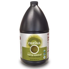 Nutiva Organic Cold Pressed Unrefined Hemp Seed Oil 128 Fl Oz Non Gmo Vegan
