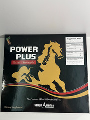 Power Plus Extra Ginseng Energy Liquid Supplement 1oz x 10 Bottles