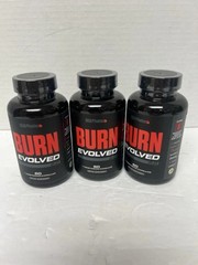 Pack of 3 Burn Evolved 2.0 Thermogenic Fat Burner Weight Loss New Sculptnation