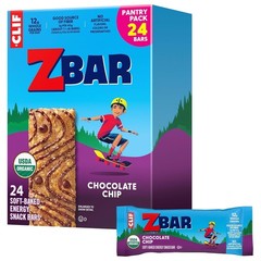 Zbar – Chocolate Chip – Soft-Baked Energy Snack Bars – Non-GMO – 12g Whole Grain