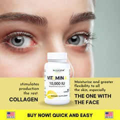 VITAMIN A – Vision & Immune Support – Eye Strain – Essential Nutrient – 60 Cap