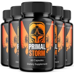 (5 Pack) Primal Storm Advanced Male Support Supplement PrimalStorm 300 Capsules
