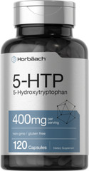 5HTP 400mg | 120 Capsules | Extra Strength | Non-GMO | by Horbaach