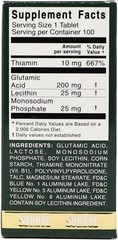 Sukrol, Vitamin, Improve Healthy Brain Function, 100 Tablets, Bottle