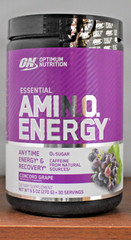 Optimum Nutrition Essential Amino Energy Grape 9.5oz 30 Servings Go Go Juice