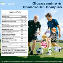 Glucosamine Chondroitin Collagen Hyaluronic Acid MSM Turmeric Joint Support 120c