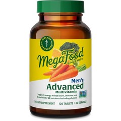 Multivitamin Men Non-GMO Immune Brain Support 120 Tabs