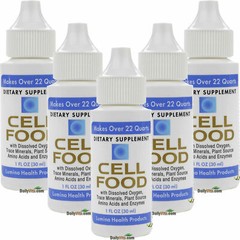 5 x Cellfood Liquid Concentrate 1 fl oz FRESH MADE IN USA FREE SHIPPING