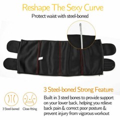 MEN Fajas Colombianas para Hombres Waist Trainer Sweat Belt Neoprene Body Shaper