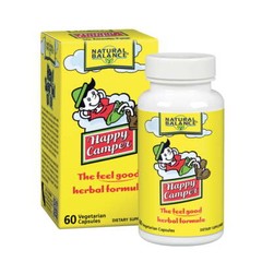 Natural Balance Happy Camper The Feel Good Herbal Vegetarian Capsules 60 Count
