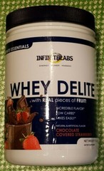 Infinite Labs – WHEY DELITE – Chocolate Covered Strawberry – 11.1 oz – Ex 6/2025