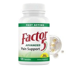 Med Free Living Factor 5 -Natural Joint & Muscle Support Complex – 120 Capsules