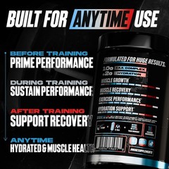 Essential Amino Acids Powder – EAA & BCAA Blend for Muscle Growth & Recovery, 10