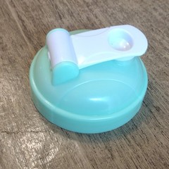 Gamer Supps GG Waifu Shaker Cup 24 fl oz Clear Teal Screw-On Lid Mixer