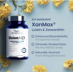 1MD Nutrition VisionMD Eye Vitamin CARMIS – 30 Count (Pack of 1) EXP 6/2027