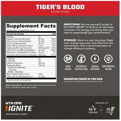 L-Arginine & L-Citrulline Pre-Workout Drink – Tiger’s Blood