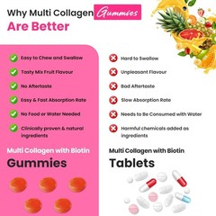 3 Pack N.aturyz Multi Collagen Gummies 30 Count