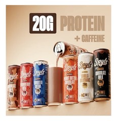 Spylt High Protein Milk – 6 Flavor Variety Pack, Twelve 11oz Cans