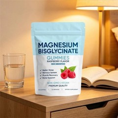 Magnesium Bisglycinate Gummies, with 400mg Magnesium Bisglycinate Chelate
