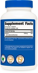Nutricost Selenium 100mcg, 240 Vegetarian Capsules