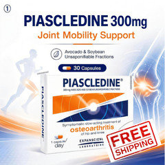 4 Box New PIASCLEDINE 300mg Anti-rheumatic Osteoarthritis Joint-Pains 30 Caps