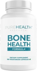 PUREHEALTH RESEARCH Bone Health Formula Calcium & Magnesium Supplement