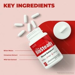 BioSteady Capsules, Bio Steady Blood Optimizer Supplement – 5 Pack