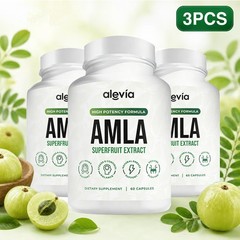 Alevia Organic Amla Capsules 1000mg Indian Gooseberry Antioxidant Supplement