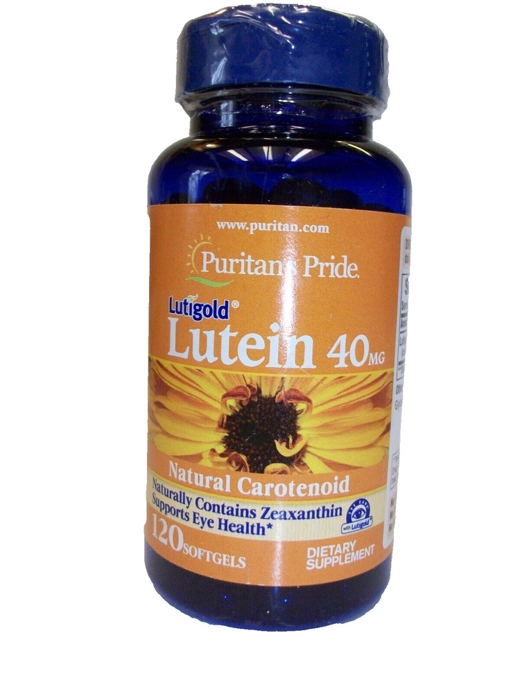 Puritan’s Pride Lutein 40 mg with Zeaxanthin – 120 Softgels