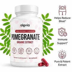 3X Alevia Pomegranate Capsules 60ct Organic Extract Antioxidant US