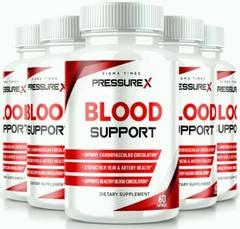 (5 Pack) Pressure X Blood Support Pills to Balance Blood Pressure & Sugar Levels