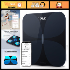 Smart Body Fat Scale – Bluetooth Digital Bathroom Scale, BMI & Muscle Mass, 400l