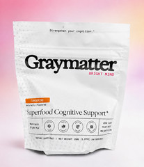 GRAYMATTER Superfood Cognitive Support 40 Servings – TANGERINE Drink Mix 🍊