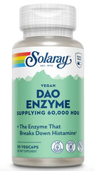 Solaray DAO Enzyme Supplying 60,000 HDU – 30 VegCaps