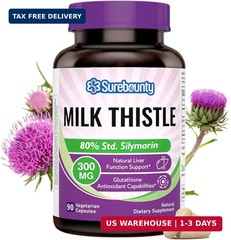 Milk Thistle 300Mg – Uvola Milk Thistle Supplement | 80% Silymarin, with