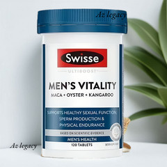 BUY 1 FREE 1 Swisse Ultiboost Men’s Vitality Maca + Oyster + Kangaroo 120Tablets