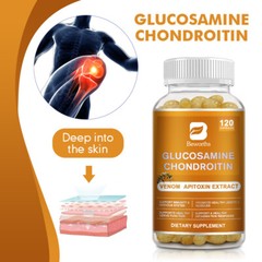 1-4Packs 120 capsules Glucosamine Chondroitin MSM Triple Strength Joint Support