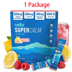 Nello Lemon Supercalm Powdered Drink Mix Cortisol Reducer Sleep Aid Supplement