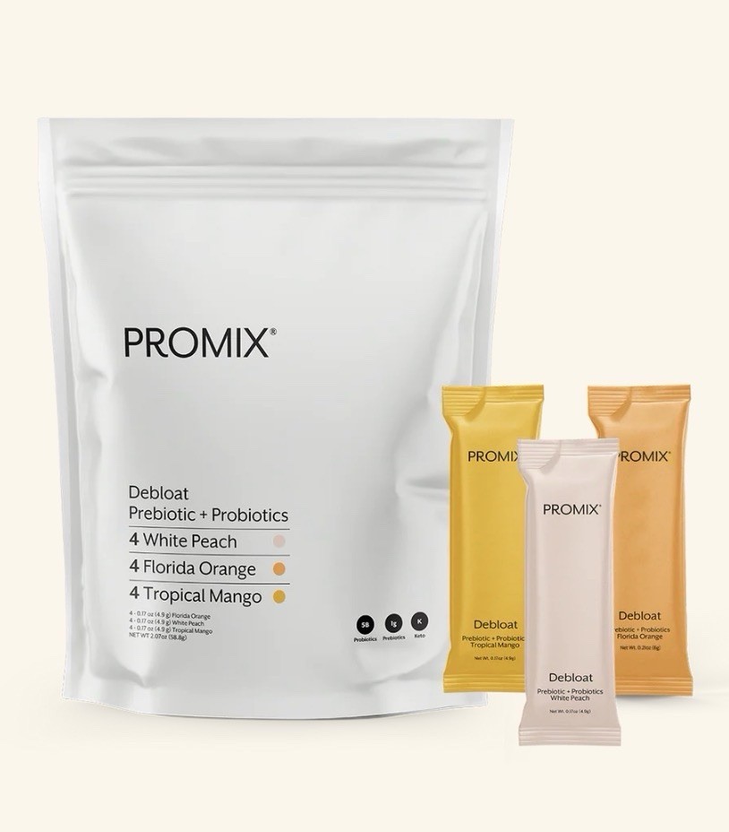 ProMix Debloat Prebiotic & Probiotic | Gut Health, Bloating Relief | 12 Servings