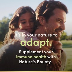 Nature’s Bounty Vitamin C + Rose HIPS, Immune 100 Count (Pack of 1), White
