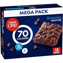 High Fiber 70 Calorie Chocolate Fudge Brownies – Perfect On-the-Go Treat!
