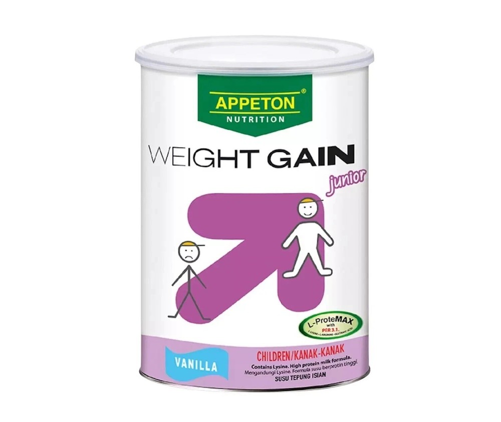 1 Tin x APPETON Weight Gain Junior 450g Vanilla With L-ProteMAX Fast Shipping