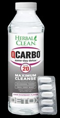 HERBAL CLEAN®QCARBO20™ CLEAR – Cran-Rasberry flavor 20fl Oz 591 ml
