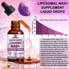 NAD+ Supplements for Men & Women, Extra Strength NMN Alternative Liposomal Na…
