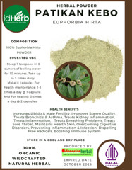 [idHerb] 50-500 gram Powder Asthma Weed Euphorbia Hirta Organic WildCrafted