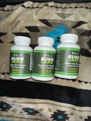 BURN JARO APPLE CIDAR VINEGAR + keto Gummies 525 Mg SEALED! New!