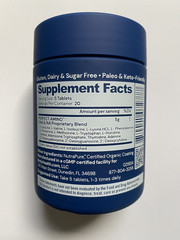 BodyHealth Perfect Amino 100 Tablets Essential Amino Acids Vegan Keto Supplement