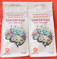 4x MicroJoy Concentrate+Elevate Functional 120 Mushroom Gummies Vegan Brain,Mood