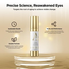 Abarno Hydrating Eye Serum for Dark 0.7 Fl Oz (Pack of 1), Silver White